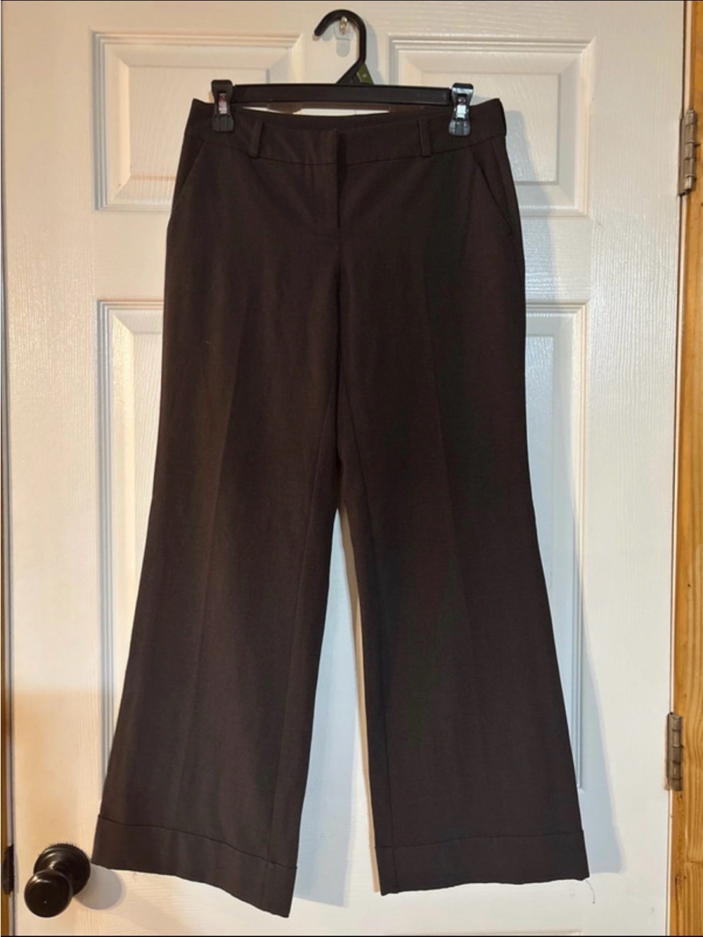 New York & Company Black Wide-Leg Dress Pants